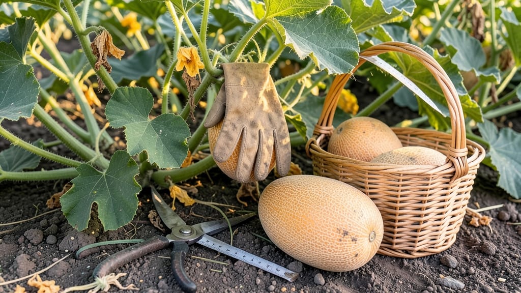 When to Harvest Cantaloupe Melons: 3 Overlooked Cues for Sweetness (No Guessing)