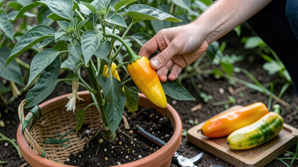 When to Harvest Sweet Banana Peppers: 3 Finger-Width Tests for Perfect Ripeness