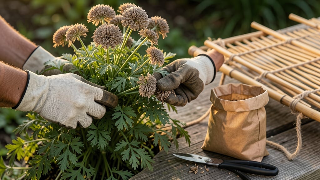 How to Harvest Coriander Seeds: When They Turn Brown and Shatter Easily