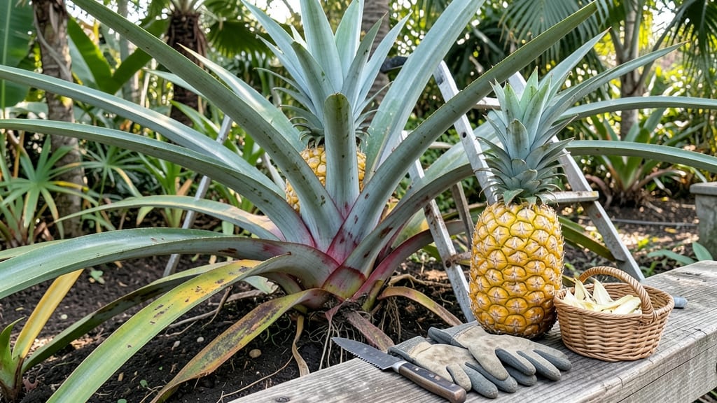 When to Harvest Pineapple Plants: 3 Tactile Tests for Sweetness & Ripeness