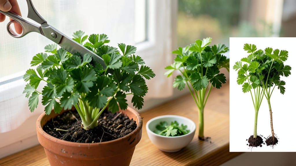 How to Harvest Parsley Without Killing the Plant: Precision Trimming Guide for Year-Round Growth
