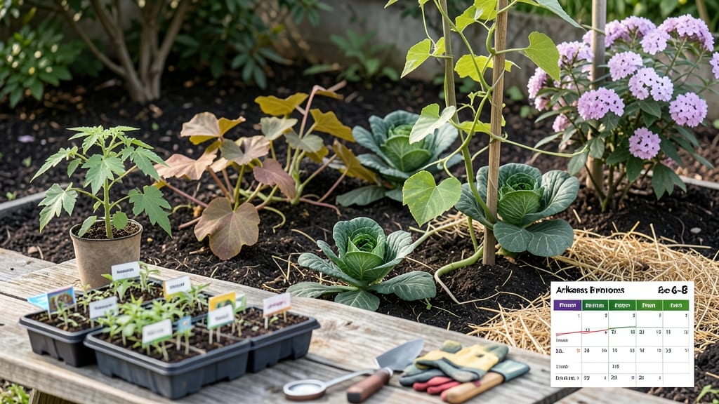 When to Plant a Garden in Arkansas: Exact Months by Crop Type & Hardiness Zones