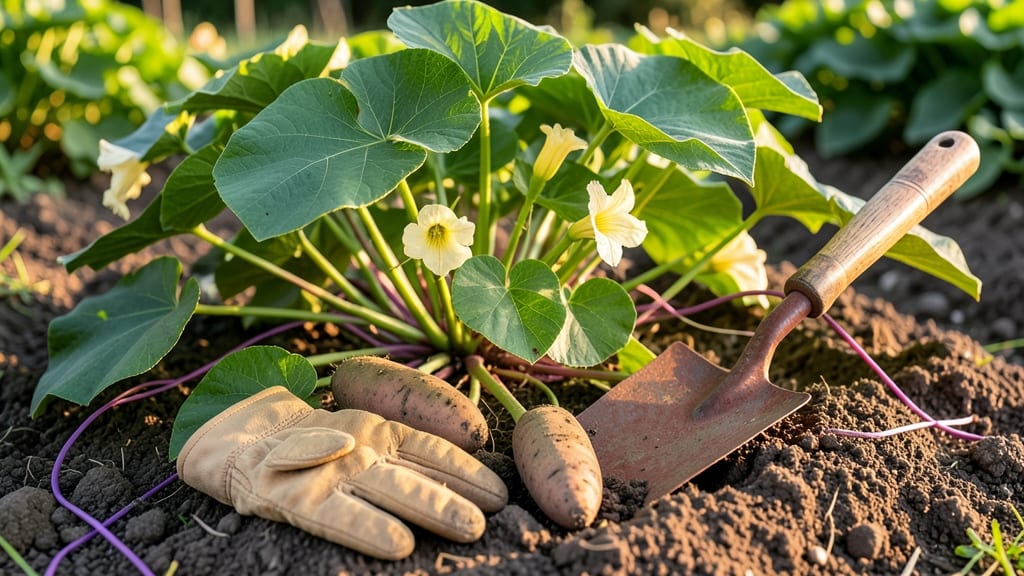 What Month Do You Harvest Sweet Potatoes: Leaf Color Shift & Soil Check Guide