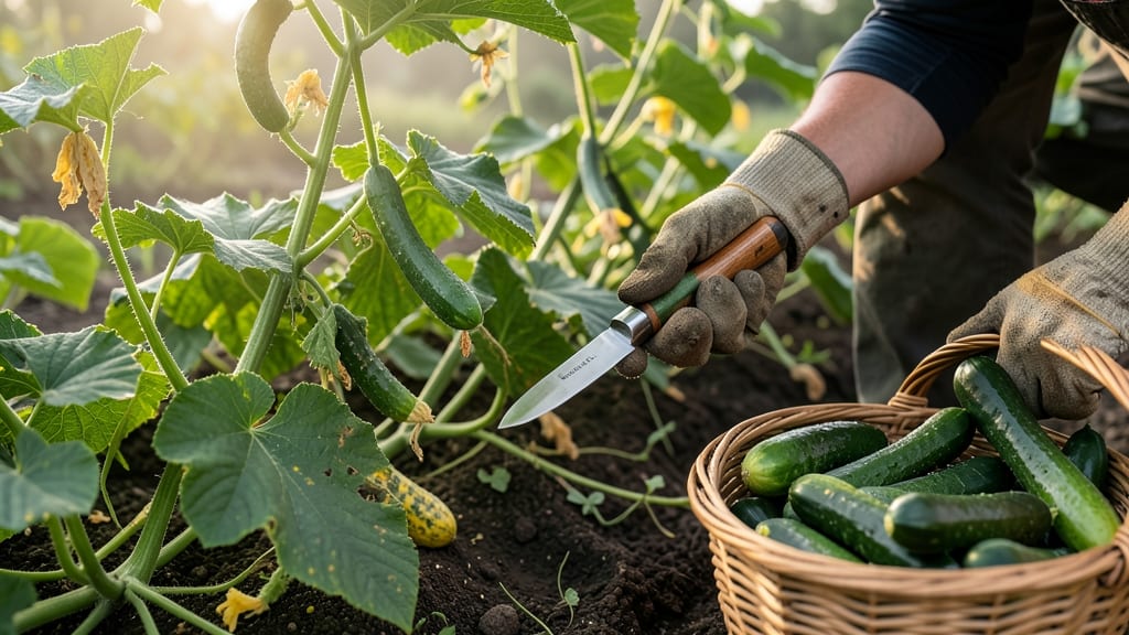 When to Harvest Cucumbers From Garden: Size, Color & Taste Test Tricks