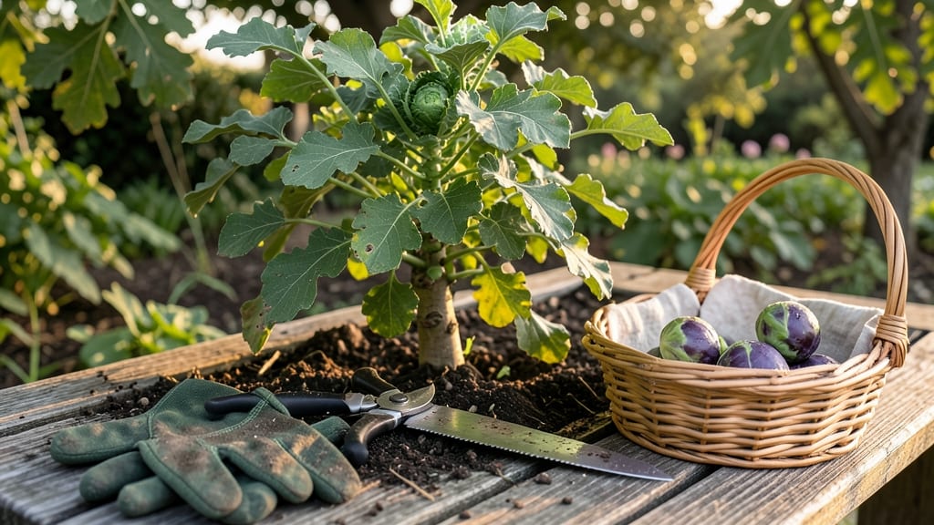 How to Harvest Brussels Sprouts: When Leaves Uncurl for Peak Flavor