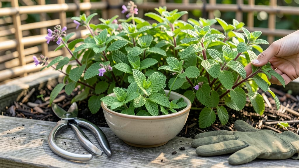 How to Harvest Peppermint: When Stems Turn Woody & Best Trimming Techniques