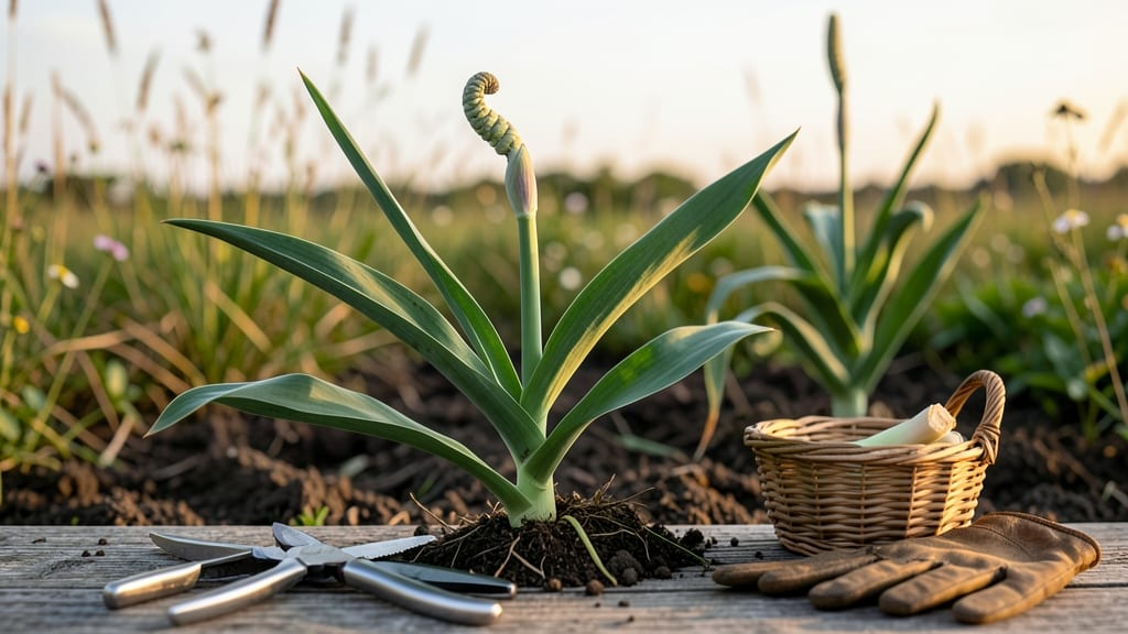 When to Harvest Garlic Scapes: Twist Test & 3 Stages for Maximum Yield