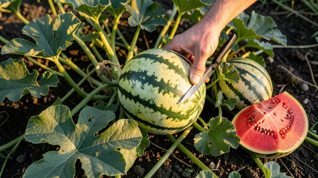 When to Harvest Sugar Baby Watermelon: 3 Tactile Tests for Bursting Sweetness
