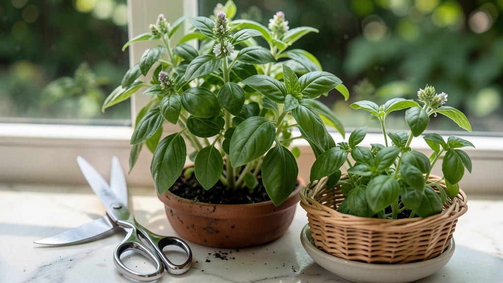 Basil Harvest Time: Pinch-and-Pull Guide for Peak Flavor