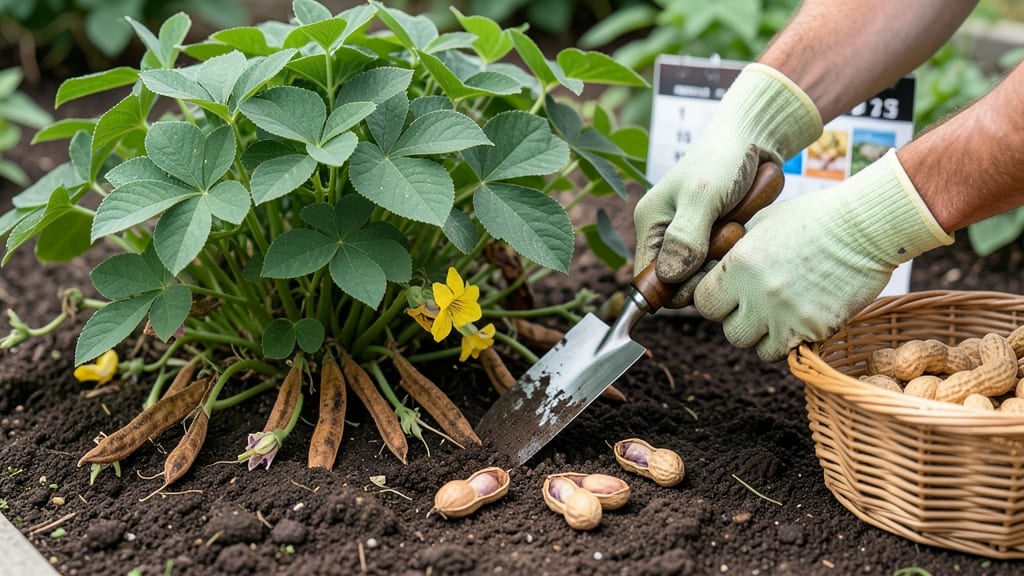 When to Harvest Peanuts: Dig for Shells When Leaves Yellow & Pods Tighten