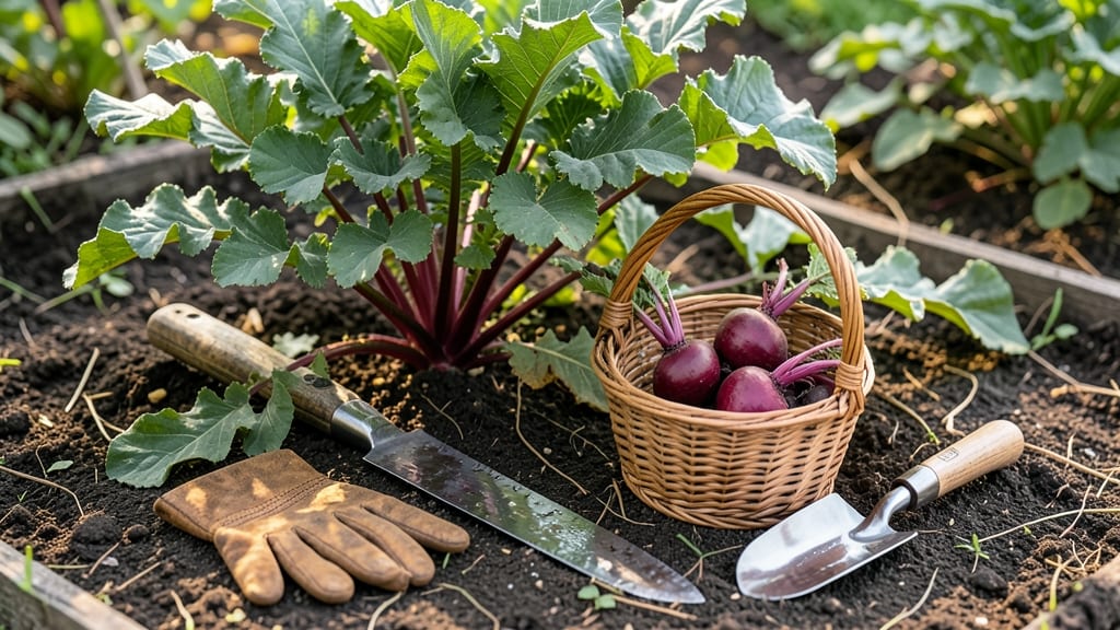 Beets Harvest Time: Leaf Color Shift & Soil Pull Test Guide