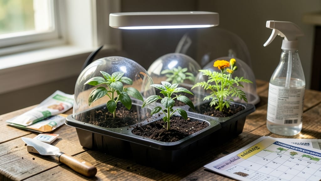 When to Start Garden Seeds Indoors: Zone-Specific Weeks Before Last Frost