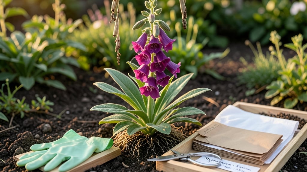 How to Harvest Foxglove Seeds: When Pods Crack Open for Ready-to-Collect Seeds