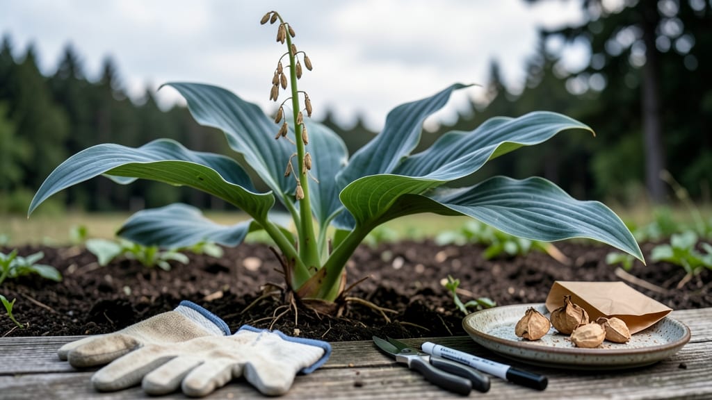 How to Harvest Hosta Seeds: When Pods Turn Brown and Pop Open