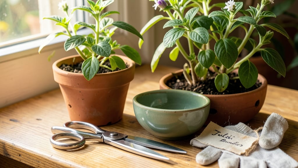 How to Harvest Tulsi: When to Pick for Maximum Potency & How to Preserve