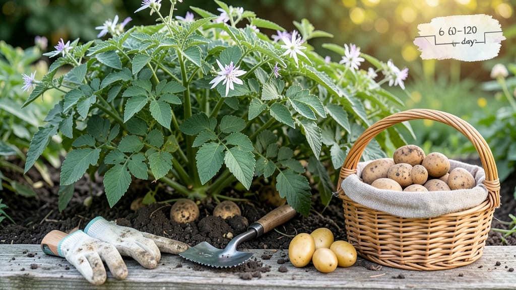 How Long From Plant to Harvest Potatoes: Exact Days by Variety & Climate Zones