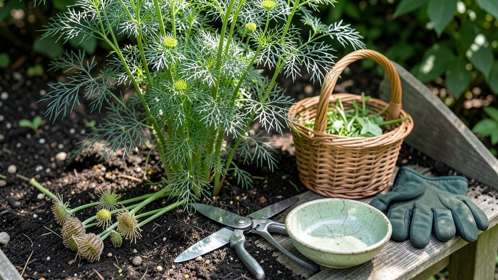 How to Harvest Fresh Dill: When Buds Form and Stems Reach 12 Inches