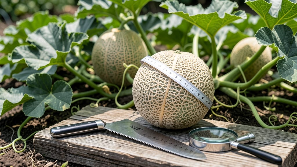 How to Know When to Harvest Cantaloupe: 3 Unmistakable Ripeness Tests