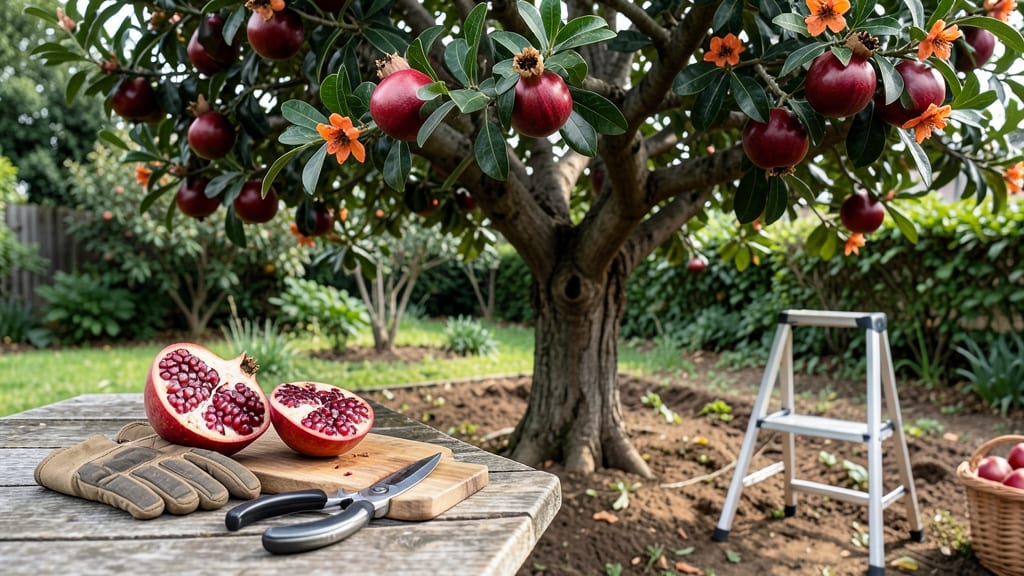 When to Harvest Pomegranate Fruit: Seed Color Shift Signals Peak Ripeness