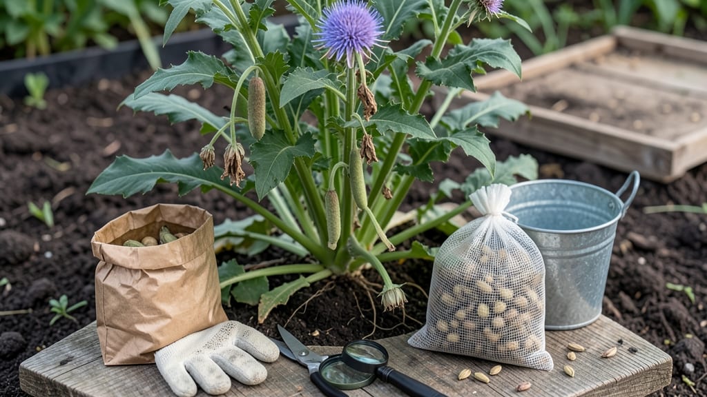 How to Harvest Chicory Seeds: When Stems Turn Wooden & Pods Crack Open