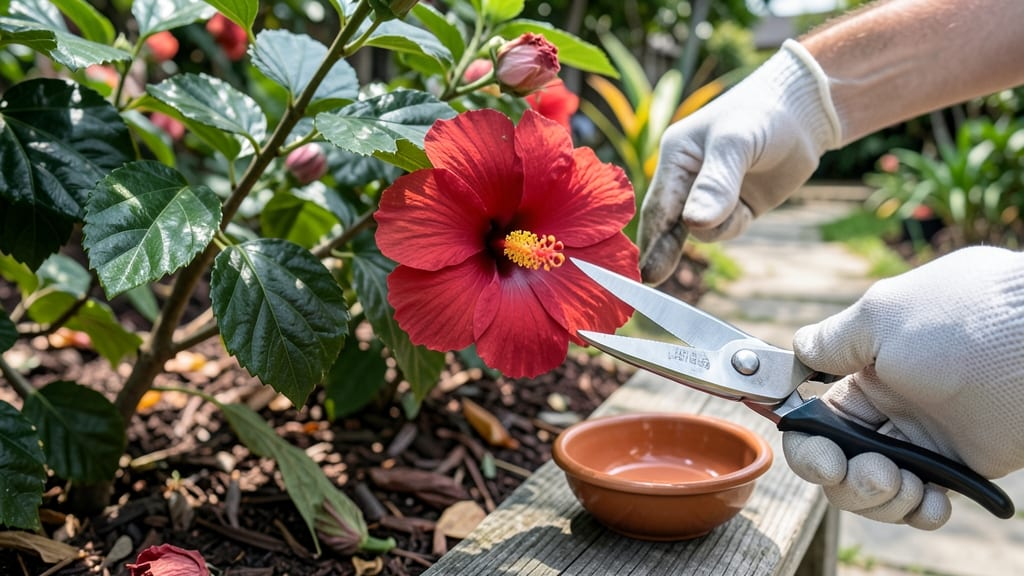 When to Harvest Hibiscus Flowers for Tea: Petal Color Shift & Leaf Drop Tricks
