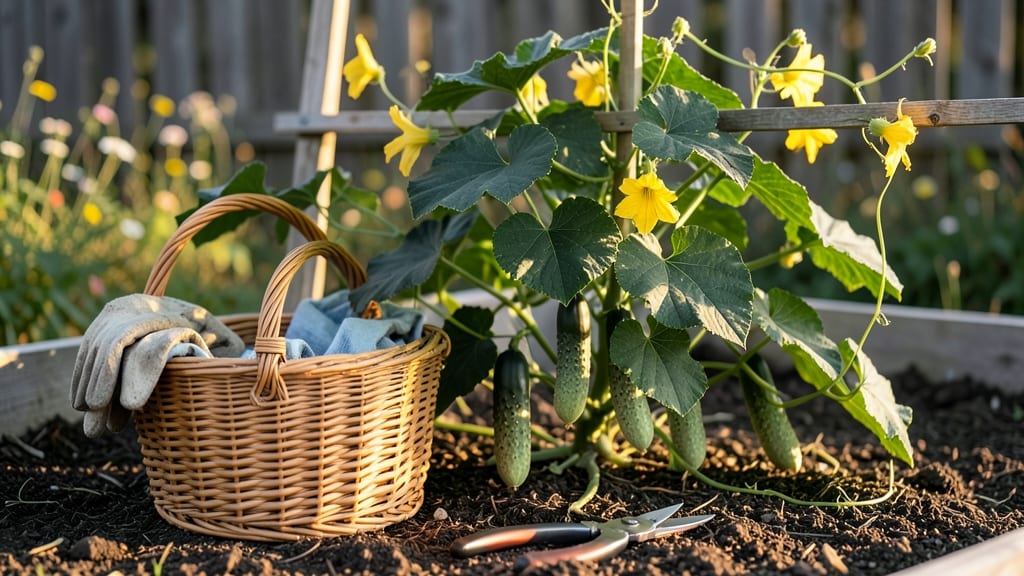 When to Harvest Boston Pickling Cucumbers: 3 Tactile Tests for Crisp, Bump-Free Picks