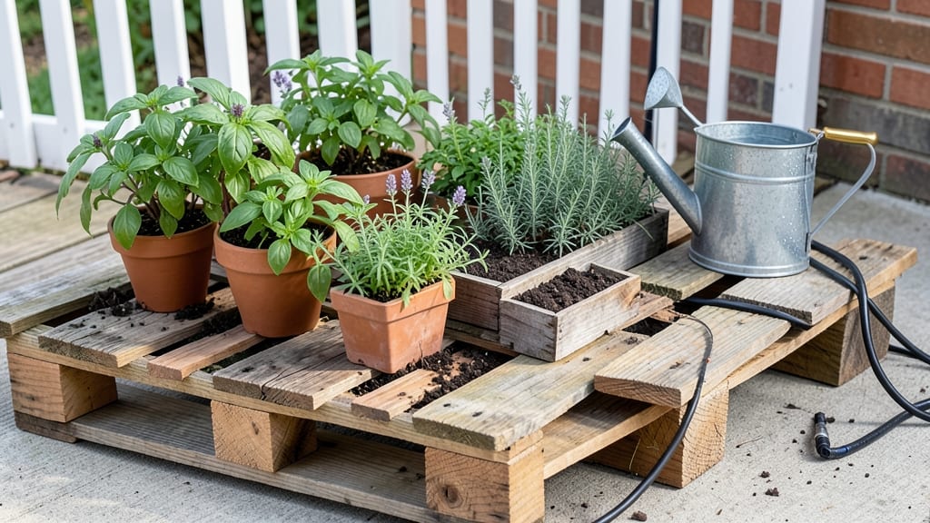 Pallet Gardening Table Ideas: Space-Saving Designs for Small Yards