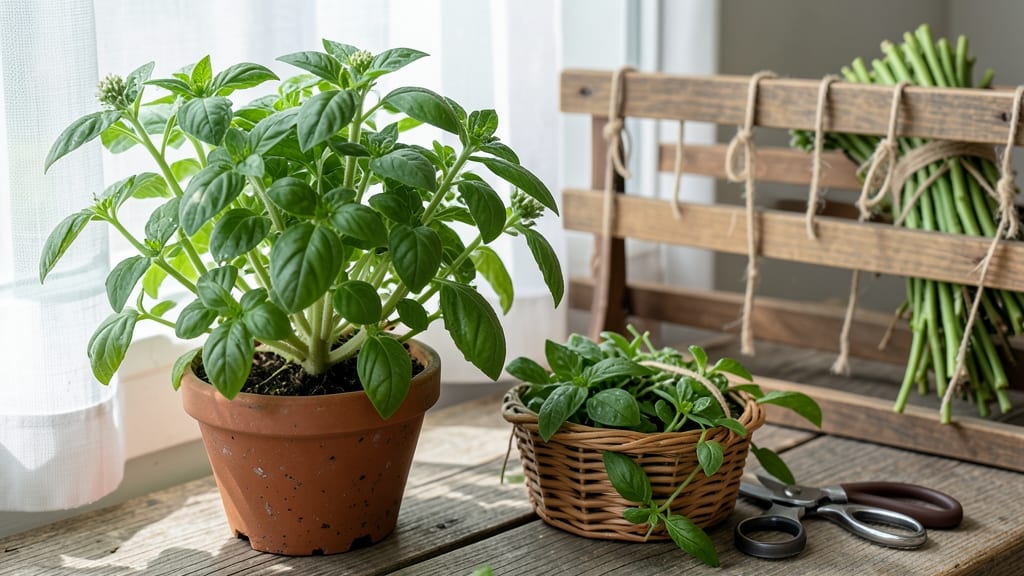 When to Harvest Basil for Drying: Leaf Pair Test for Peak Flavor & Storage Life