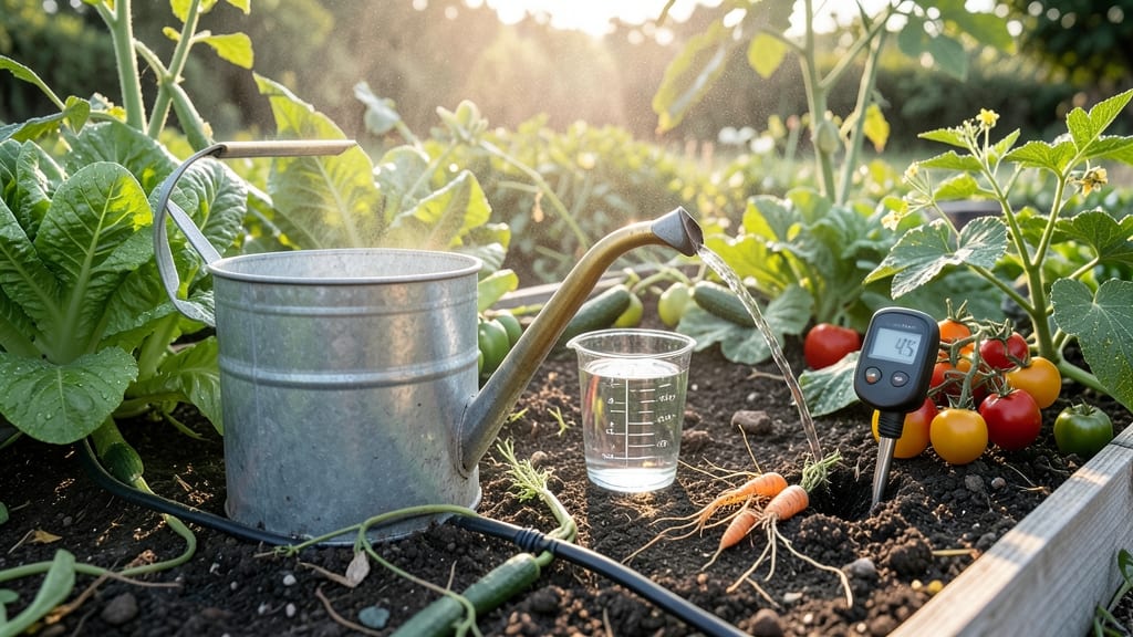 How Much Water Does a Vegetable Garden Need: Weekly Needs by Plant Type (With Drought-Proof Tips)
