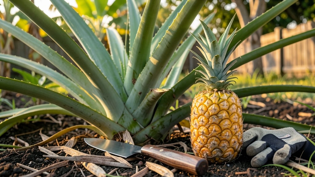 When to Harvest Pineapple: Squeeze Test + Leaf Color Tricks for Sweetness