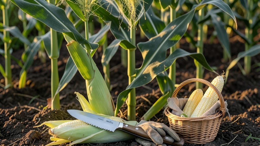 When to Harvest Sweet Corn: Kernel Milk Test for Peak Sweetness