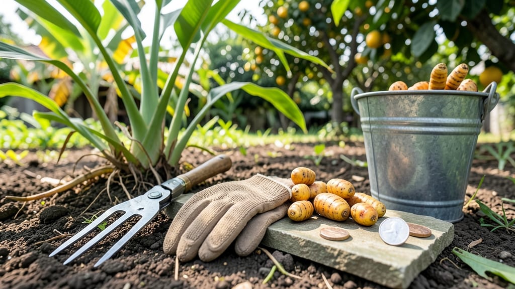When to Harvest Tumeric: Root Size & Color Cues for Peak Potency