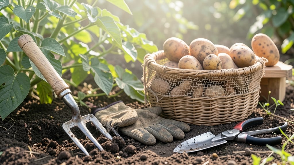 When to Harvest Potatoes from Garden: Blossom Drop & Soil Check Method for Perfect Tubers