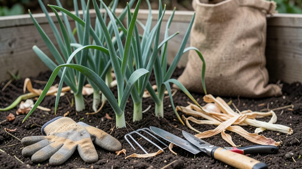 When to Harvest Softneck Garlic: Leaf Browning & Clove Firmness Check