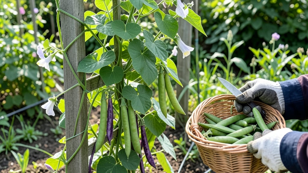 How to Harvest Pole Beans: 3 Signs Your Pods Are Ready for Picking
