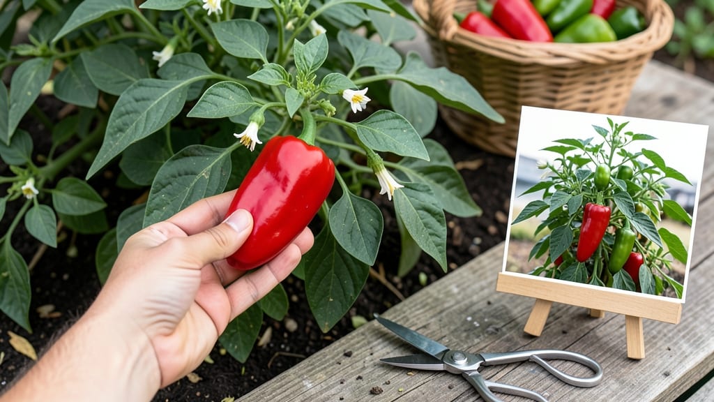 When to Harvest Cowhorn Peppers: 3 Color Clues for Perfect Heat and Sweetness Balance