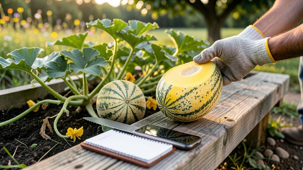 When to Harvest Muskmelon: 3 Non-Destructive Tests for Perfect Ripeness