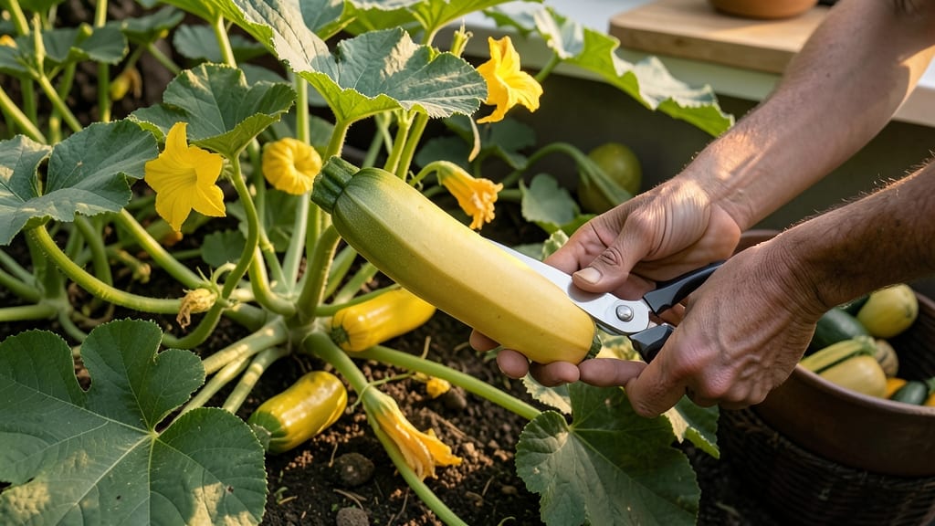 Summer Squash Harvest Time: 3 Fingerwidth Checks for Peak Sweetness