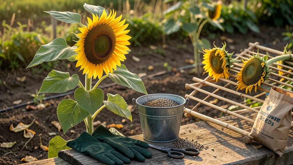 When to Harvest Sunflowers: 3 Stages to Pick at Peak Seed & Stem Strength