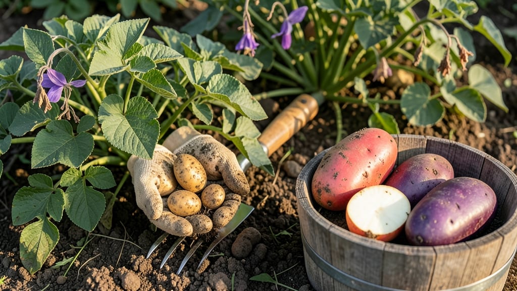 How to Tell When to Harvest Potatoes: The 3-Step Soil Check That Never Fails