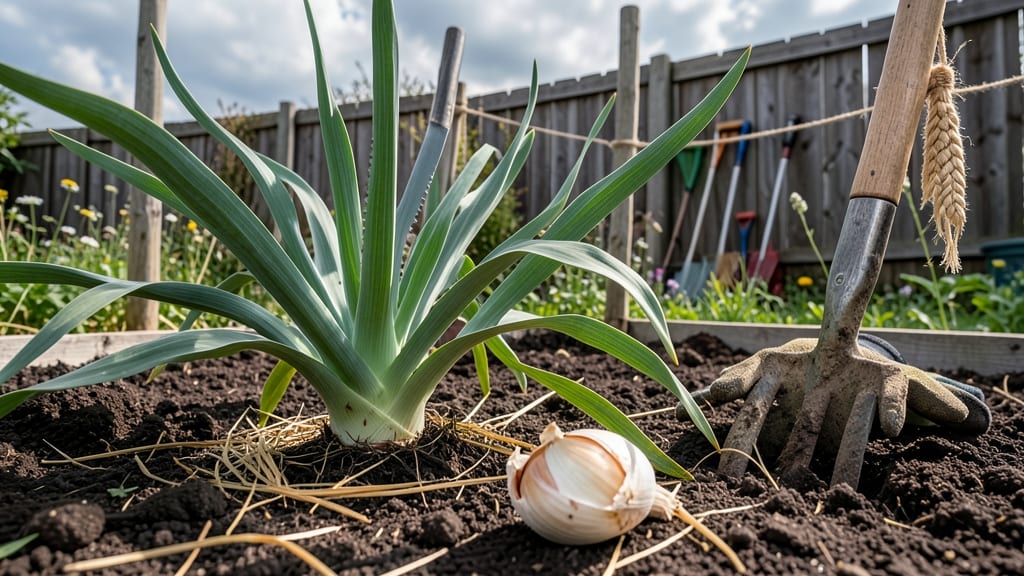When to Harvest Garlic: Paper-Thin Skins Signal Peak Flavor
