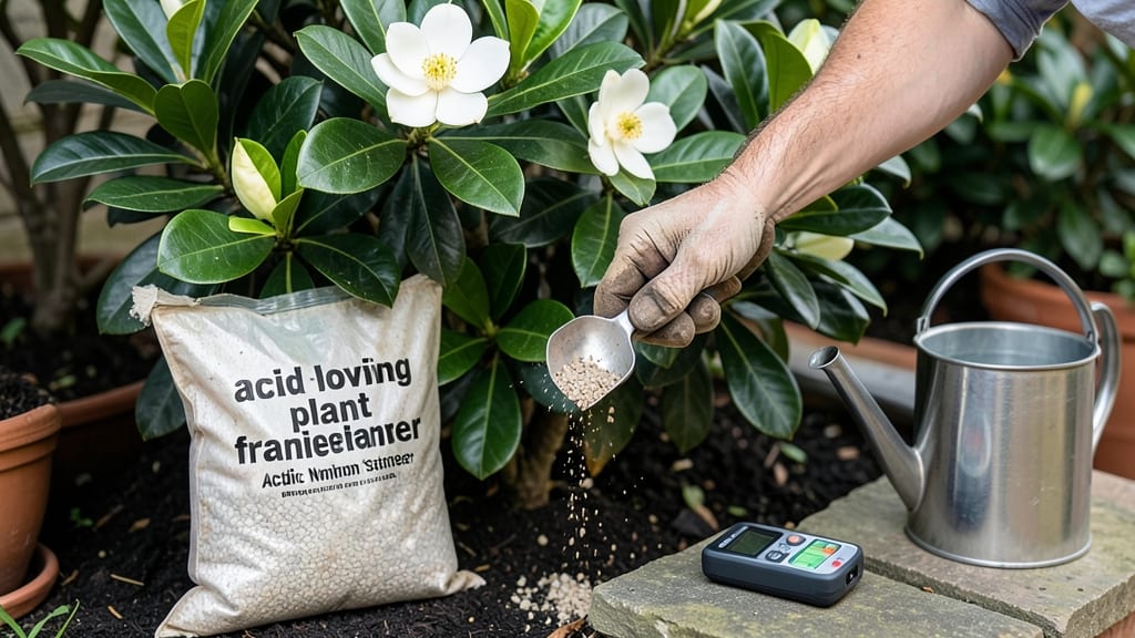 Acidic Nitrogen Fertilizer for Gardenias: pH-Balanced Feeding for Vibrant Blooms