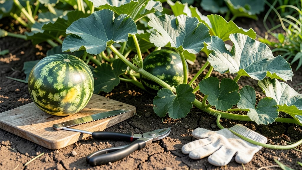 When to Harvest Watermelon: The 5-Step Thump-and-Tug Test for Perfect Ripeness