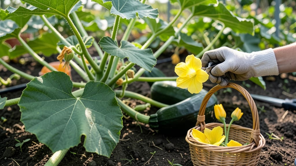 Harvest Squash Blossoms: When to Pick for Pollination Success