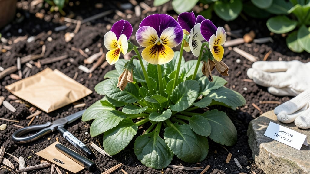 How to Harvest Pansy Seeds: When Pods Turn Brown & Pop Open Naturally